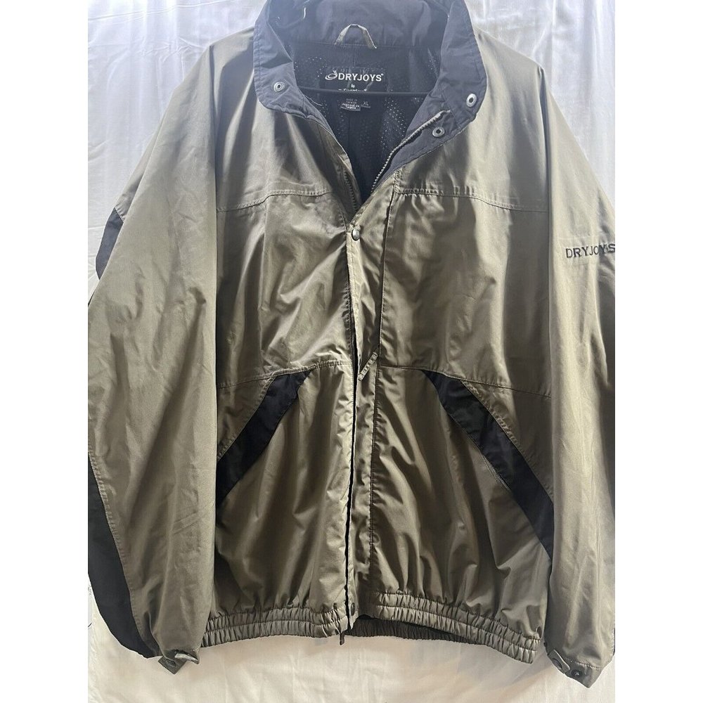 Vintage Dryjoys By Footjoy Golf Windbreaker Rain Jacket Size‎ Xl